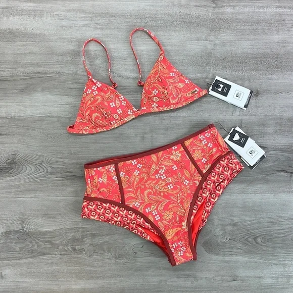 ☀️RIP CURL☀️ LUNAR TIDES FIXED TRI LUNAR TIDES HIGHWAIST CHEEKY BIKINI